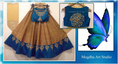 Blue Lehenga