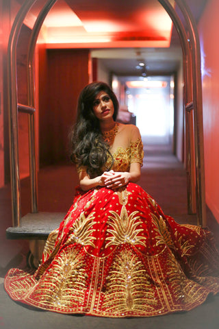 Bridal Red Lehenga
